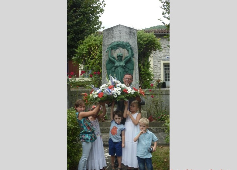 Depot de gerbe du 15 aout